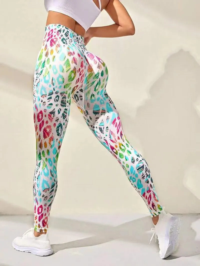 Vibrant Leopard Leggings