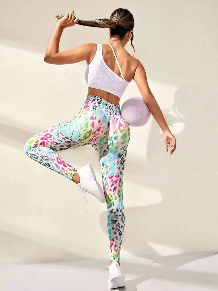 Vibrant Leopard Leggings