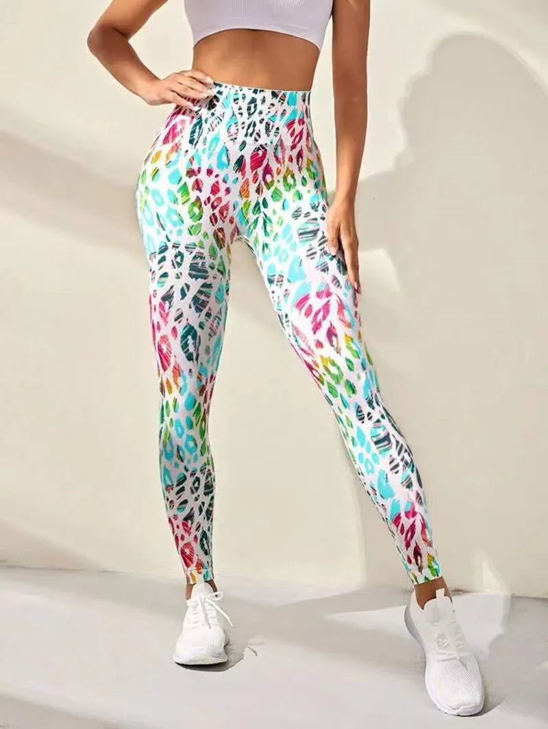 Vibrant Leopard Leggings